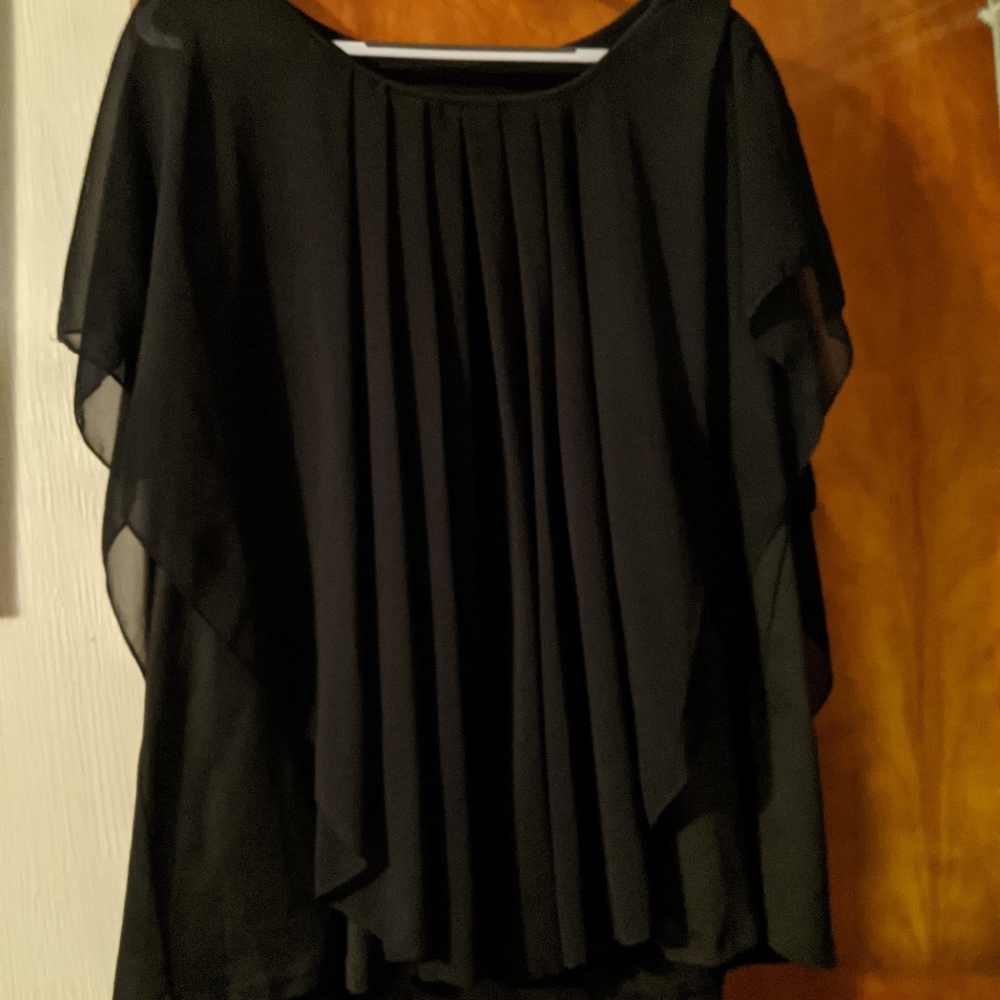 Elegant Black Women's Top